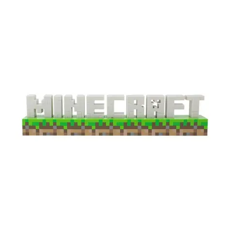 Paladone Lampa Logo Minecraft / Stolní lampa / 3x AAA / USB