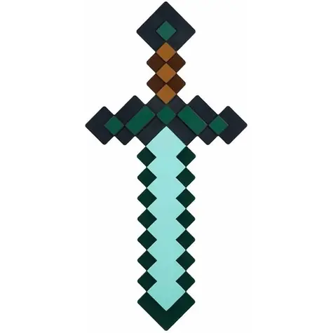 Rozbaleno - Paladone Diamond Sword Light Minecraft / Stolní lampa / 3x AAA / rozbaleno
