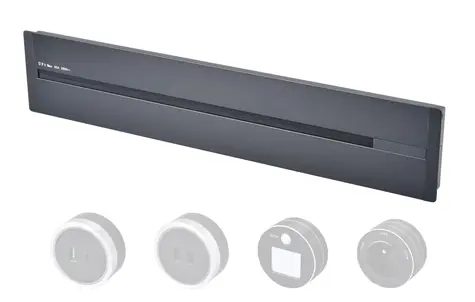 Viking VLZ40G zásuvková lišta na 5 modulů - zápustná šedá