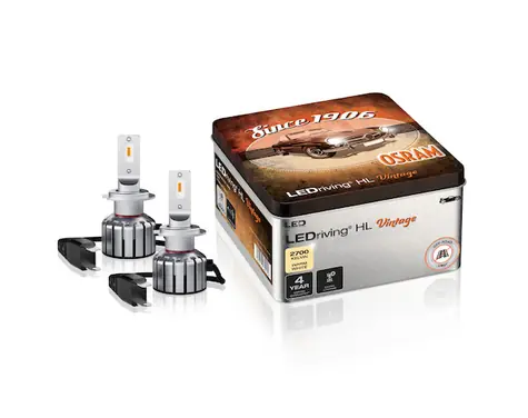 OSRAM LEDriving HL VINTAGE H7/H18 12V bílá / 1600lm / 2700K / 5000h / 2ks