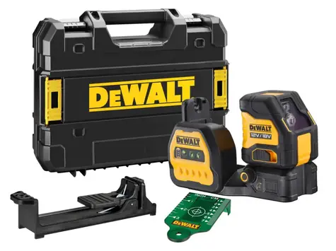 DeWALT DCE088NG18 / Aku křížový laser / 12/18V / dosah 100m / bez akumulátoru a nabíječky