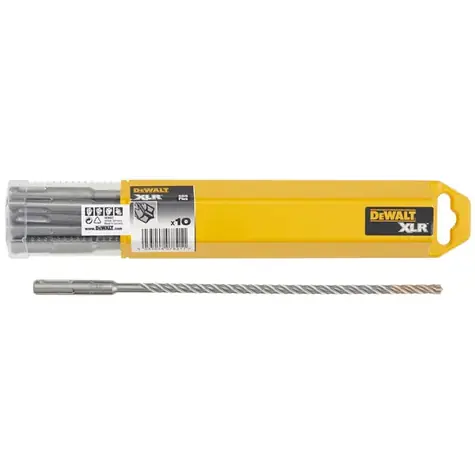 DeWALT DT8966 / 10dílná sada vrtáků do zdiva SDS Plus / 8x210 mm