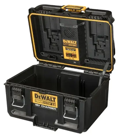 DeWALT DWST83471 / 4A duální nabíječka pro akumulátory 18 V / v kufru TOUGHSYSTEM