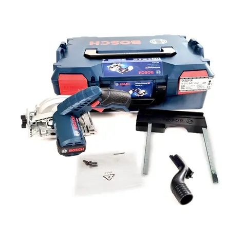 BOSCH 06016A1002 GKS 12V-26 / Aku kotoučová pila / 12V / 1400 ot-min / průměr 85mm / hl. řezu 26.5mm / L-BOXX / bez aku
