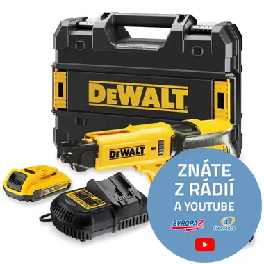 DeWalt DCF620D2K / Aku bezuhlíkový šroubovák do sádrokartonu / 18V / 2x 2.0h