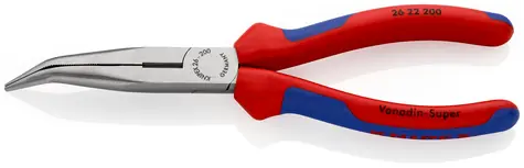Knipex 2622200 Kleště s půlkulatými čelistmi s břity 200mm