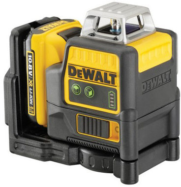 DeWalt DCE0811D1G / Aku křížový zelený laser / 2x360° / 10.8V / 1x2.0Ah XR Li-Ion
