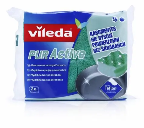 Vileda PUR houbička střední velikost / 2 ks