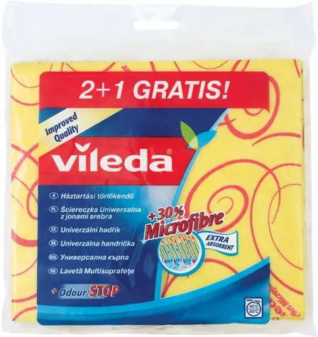 Vileda 144826 hadřík 2+1 zdarma žlutá