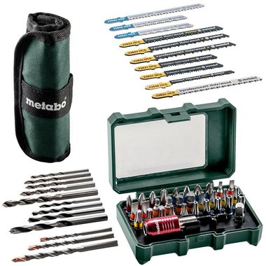 Metabo sada příslušenství 55ks / sada: 13ks vrtáků - 32ks bitů - 10ks pilek