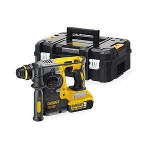 DeWalt DCH273P2T / Aku Bezuhlíkové kombinované kladivo / 18V / 2.1J / 1.100 ot-min / 4.600 úderů-min / 2x5.0Ah / doprodej