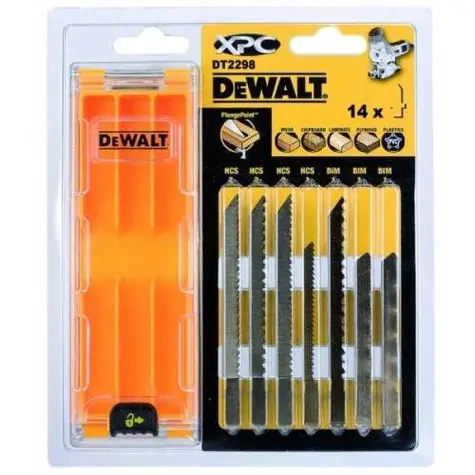 DeWalt DT2298-QZ / Sada pilových listů / DT2209 | DT2205 | DT2213 | DT2216 | DT2218 | DT2217 | DT2220 / 14 ks