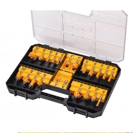 DeWalt DT90017-QZ / Sada stopkových fréz / 22ks