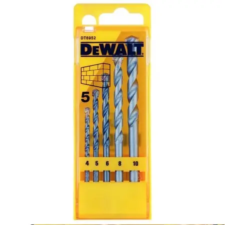 DeWalt DT6952 / Sada vrtáků do zdiva / Průměr 4-10 mm / 5ks