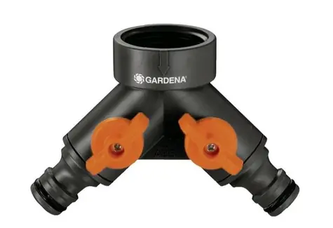 Gardena 00940-20 2cestný hadicový ventil pro kohouty s závitem 33.3 mm (G 1")