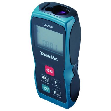 Makita LD050P / Laserový měřič vzdálenosti / Class 2 / až 50m / Napájení 2x baterie AAA