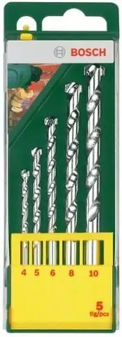 BOSCH 2607019438 / Sada vrtáků do zdiva / HM / 4-10 mm / 5 ks