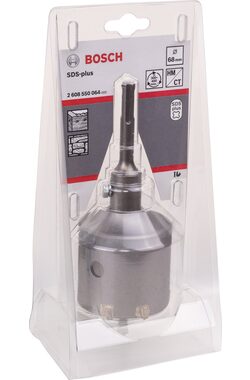 BOSCH 2608550064 / Sada dutých vrtacích korunek SDS-Plus / Průměr 68 mm / Pracovní délka 72 mm / 3 ks