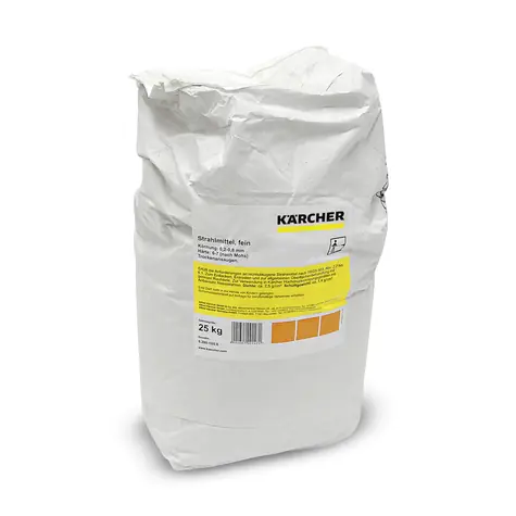 Kärcher 6.280-105.0 Otryskávací prostředek - jemný / Zrnitost 0.2 - 0.8 mm / 25 kg (pytel)
