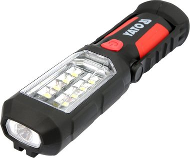 YATO Montážní lampa 8|1 LED / Světelný tok 280 lm / Napájení 3x AA baterie / Magnetická