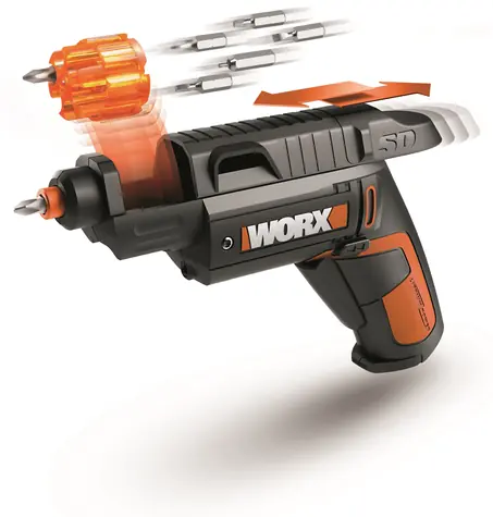 WORX WX254.4 / Aku Šroubovák / 4V / 1.5Ah / 230 ot-min / 1|4" šestihran / 3 Nm / 2 rychlosti / doprodej