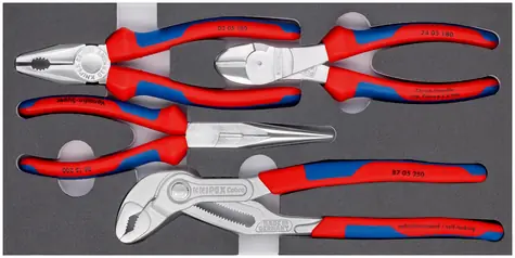 Knipex „Basic Chrom“ 002001V17 Sada kleští 