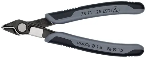 Knipex Electronic Super Knips ESD 7871125ESD Kleště štípací boční 125mm