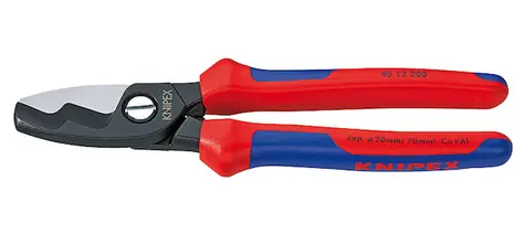 Knipex 9512200 Nůžky na kabely s dvojitým břitem 200mm