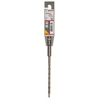 BOSCH SDS-plus-5 1618596167 / Dvoubřitý vidiový vrták do kladiv / Rozměry 6 x 100 | 165 mm