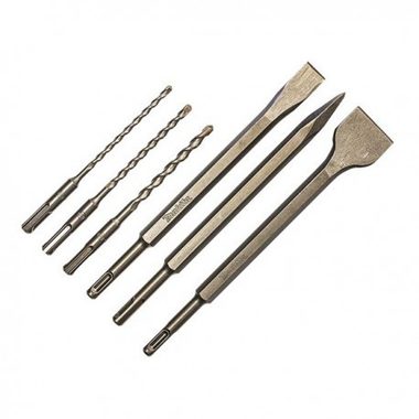 Makita D-58920 Sada vrtáků a sekáčů / SDS-plus / 6 ks