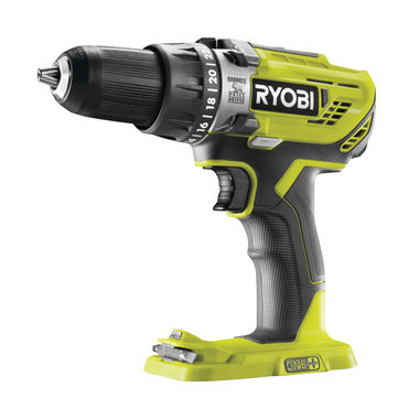 Ryobi R18PD3-0 / Aku vrtačka / 18V / 13mm sklíčidlo / bez akumulátoru a nabíječky