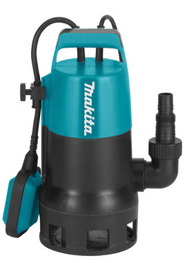 Makita PF0410 / Kalové čerpadlo / 400W / Kapacita 140 l-min / samonasávací výška 5 m / max. průměr pevných částic 35 mm
