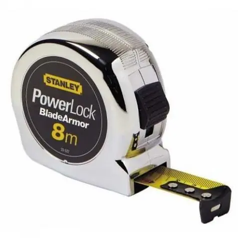 Stanley PowerLock 0-33-527 / Metr svinovací 8m / Šířka pásky: 25 mm 