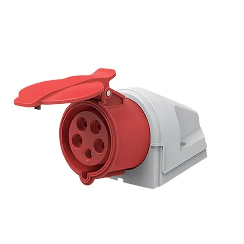 Solight zásuvka nástěnná 5-pólová - 400V-32A / IP44