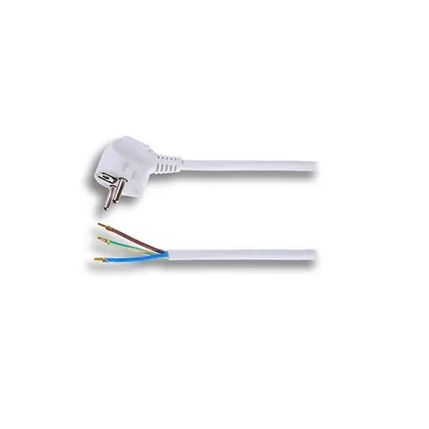 Solight PF02 flexo šňůra 5m bílá / 3x 1mm2 