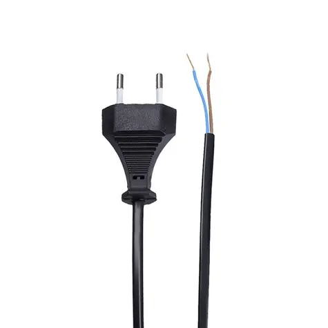 Solight PF15 flexo šňůra 2m plochá černá / 2x 0.75mm2