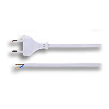 Solight PF12 flexo šňůra 3m plochá bilá / 2x 0.75mm2 
