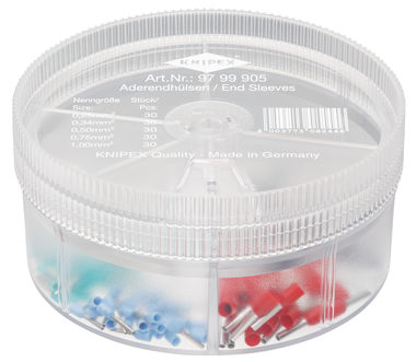 Knipex 97 99 905 Sortimentní box s izolovanými koncovými dutinkami