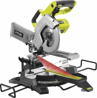 Ryobi R18MS216-0 / Pokosová pila s posuvem / 18V / Průměr kotouče 216 mm / 3200 ot-min 