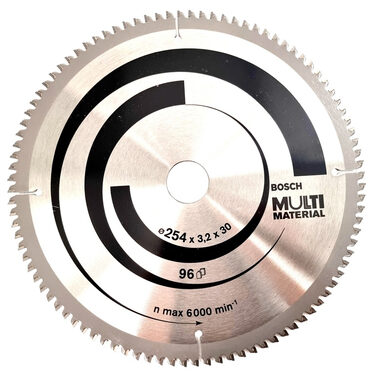 BOSCH Multi Material 2608640451 / Pilový kotouč / 254 x 3.2 mm / 30mm / 96 zubů
