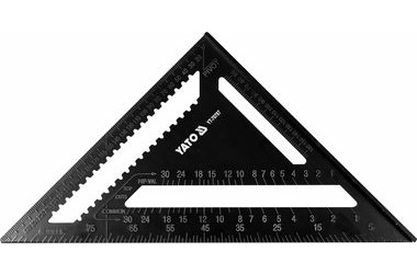 YATO Trojúhelník Al 300mm / úhel 90° & 45°