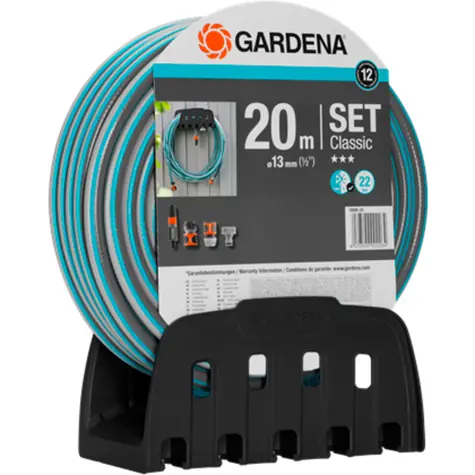 Gardena 18005-50 držák + hadice 20 m / 13 mm (1|2 ")