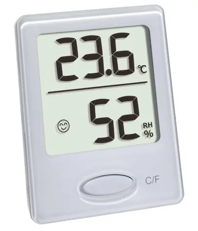 TFA 30.5041.02 - Digitální teploměr s vlhkoměrem  - bílá