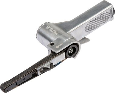 YATO YT-09741 / Pneumatická pásová bruska / 10x330mm (rozměr pásu) / 20000 ot.-min