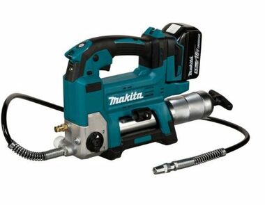 Makita DGP180RT / Aku maznice / 18V LTX / Li-Ion / 690 bar / 1x 5.0 Ah / 1x Nabíječka DC18RC / 1x kufr