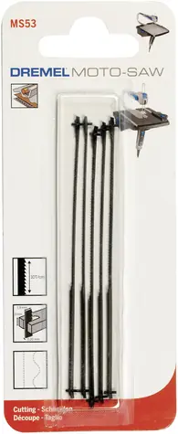 Dremel 2615MS53JA Pilový list na kov / délka 100 mm / 5 ks