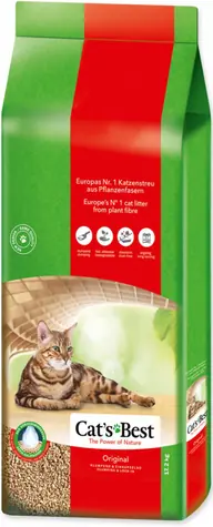 Cats Best ORIGINAL (ÖKO PLUS) 40L / 17.2 kg / kočkolit / stelivo