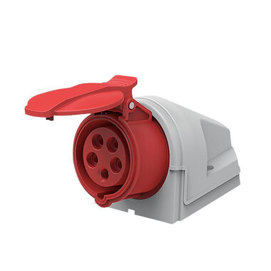 Solight P153 zásuvka nástěnná / 5-pólová / 400v/16A / IP44