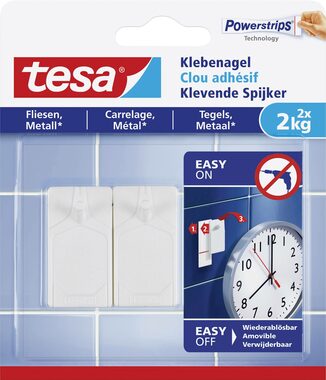 Tesa Powerstrips® 77762 Nalepovací hřebík na dlažbu a kov / Nosnost 2 kg