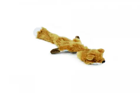 Beeztees Flatino plyš liška pískací 30cm / Hračka pro psy 
